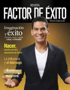 Portada Revista Factor Éxito de República Dominicana